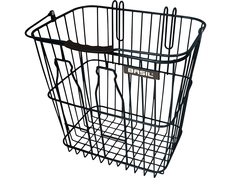Balfes Bikes Basil Bottle Basket Bicycle Basket Rear in Black | Free postage over £30, £10 off first order, price match & 0% finance.
