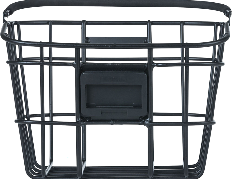 Basil Bremen Alu KF Front Basket in Matt Black-5