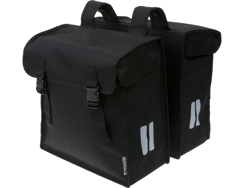 Balfes Bikes Basil Mara XXL Double Bag 47L in Black | Free postage over £30, £10 off first order, price match & 0% finance.