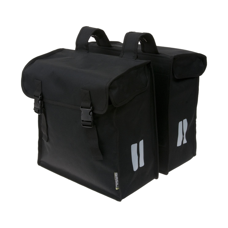 Balfes Bikes Basil Mara XXL Double Bag 47L in Black | Free postage over £30, £10 off first order, price match & 0% finance.