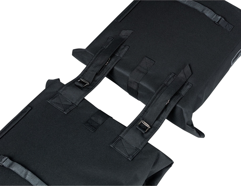 City Double Bicycle Bag 28-32 Litre in Black-3