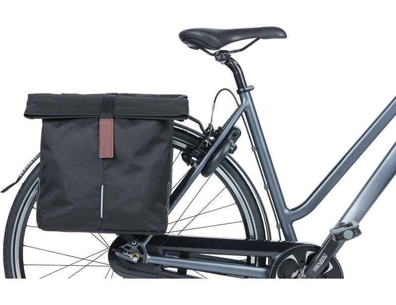 City Double Bicycle Bag 28-32 Litre in Black-5