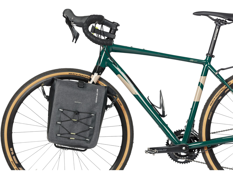 Basil Navigator Storm Medium Single Pannier Bag 12-15L in Black-4
