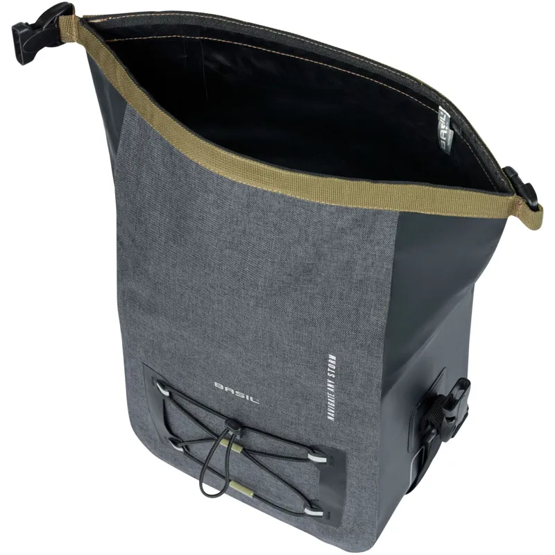 Basil Navigator Storm KF Handlebar Bag 10-11L in Grey-1