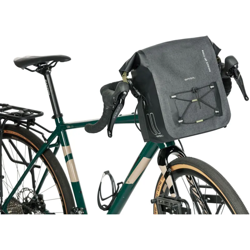 Basil Navigator Storm KF Handlebar Bag 10-11L in Grey-4