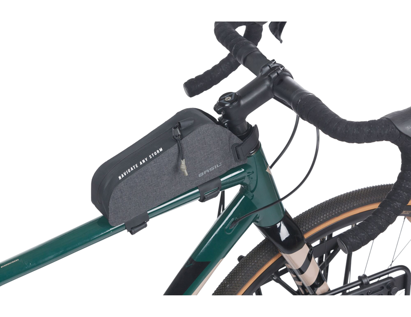 Basil Navigator Storm Top Tube Frame Bag 0.8L in Black-4