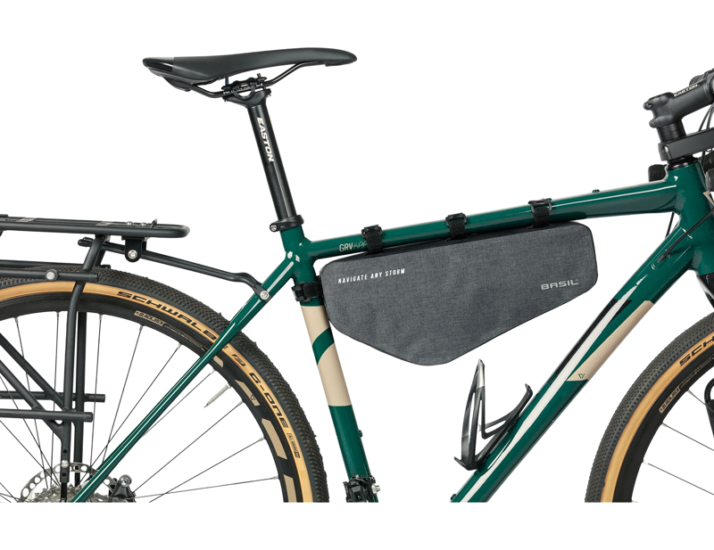 Basil Navigator Storm Frame Bag M 2.2L in Grey-4