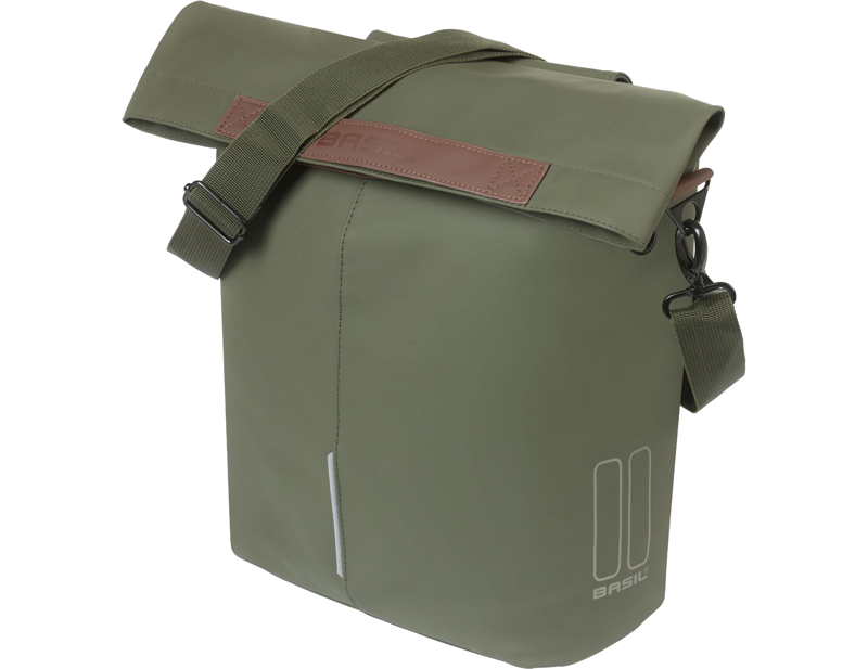 Basil City Bicycle Shopper 14-16L in Moss Green