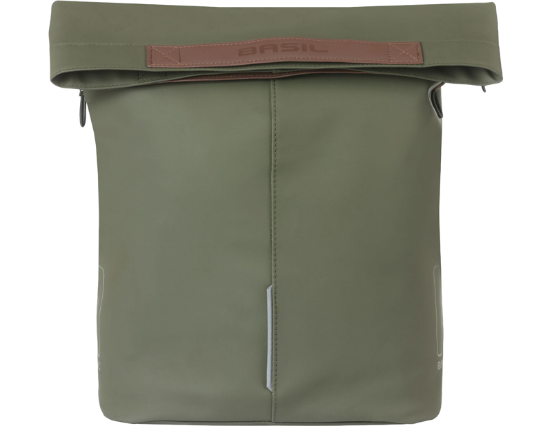 Basil City Bicycle Shopper 14-16L in Moss Green-1