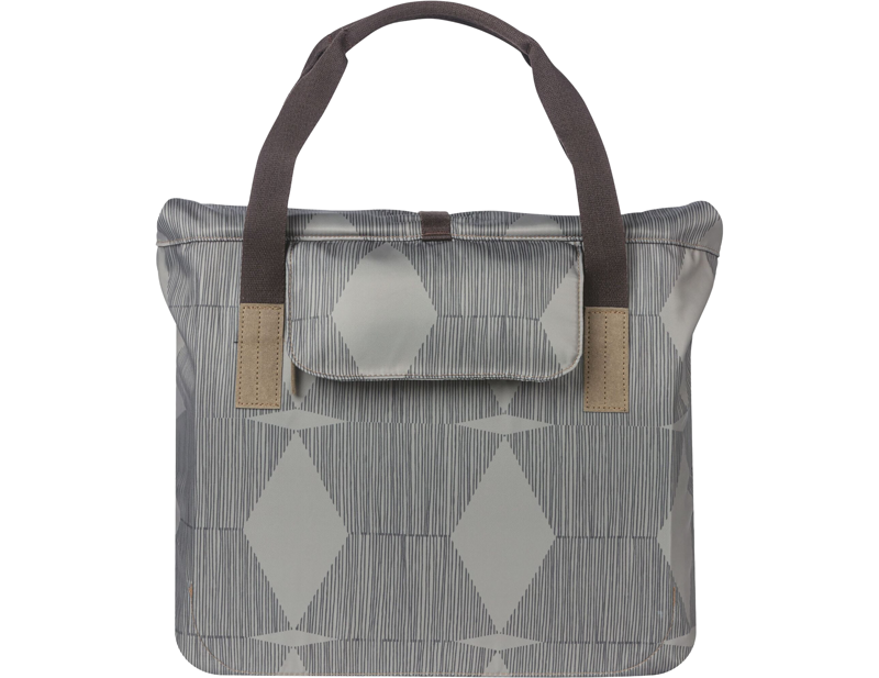 Basil Elegance Bicycle Shopper 20-26L in Chateau Taupe-1