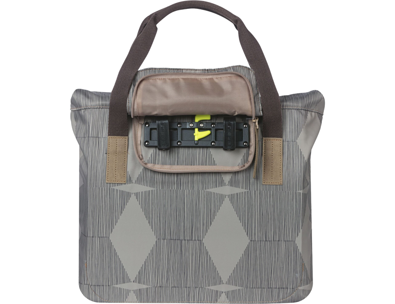 Basil Elegance Bicycle Shopper 20-26L in Chateau Taupe-2