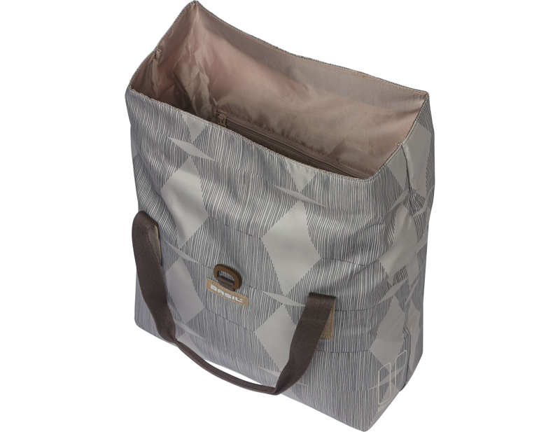 Basil Elegance Bicycle Shopper 20-26L in Chateau Taupe-4