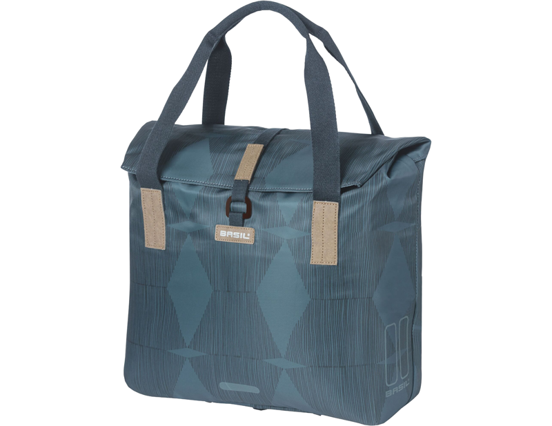 Basil Elegance Bicycle Shopper 20-26L in Estate Blue