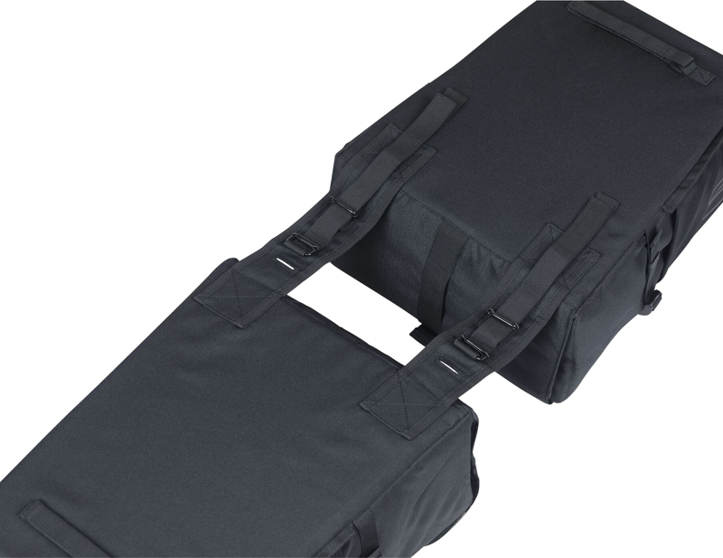 Basil Move Double Bicycle Bag 30L in Black-3