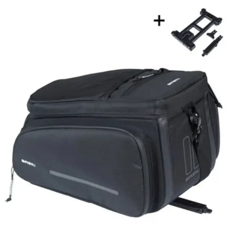 Balfes Bikes Basil Move Trunkbag MIK 10-26L in Black | Free postage over £30, £10 off first order, price match & 0% finance.