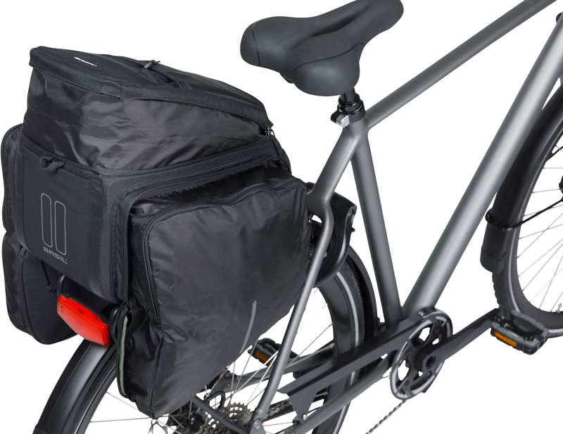 Basil Move Trunkbag MIK 10-26L in Black-4