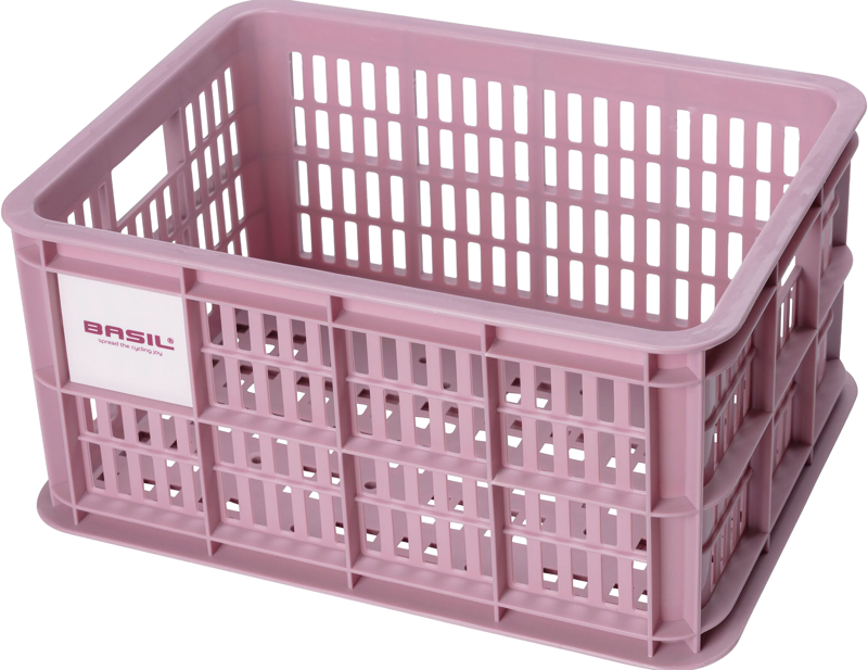 Balfes Bikes Basil Bicycle Crate Small 17.5 litres in Pink | Free postage over £30, £10 off first order, price match & 0% finance.