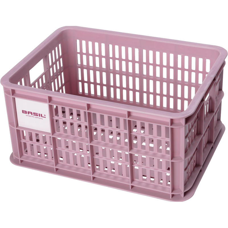 Balfes Bikes Basil Bicycle Crate Small 17.5 litres in Pink | Free postage over £30, £10 off first order, price match & 0% finance.