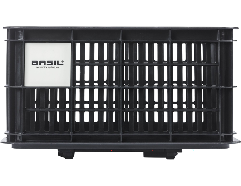 Basil Bicycle Crate MIK Small 17.5L Recycled in Synthetic Black-2