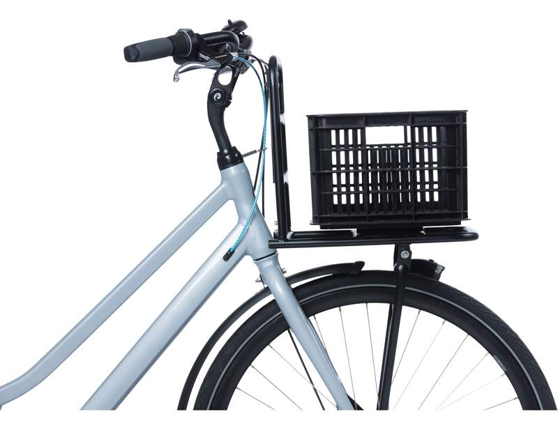 Basil Bicycle Crate MIK Small 17.5L Recycled in Synthetic Black-4
