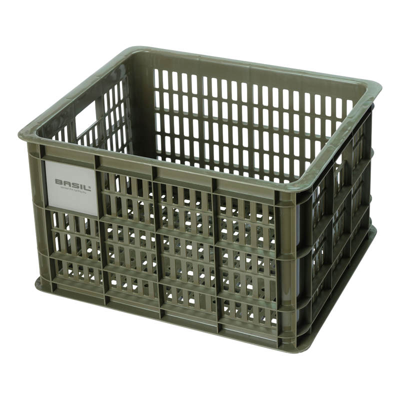 Balfes Bikes Basil Bicycle Crate Medium 29.5 Litres in Green | Free postage over £30, £10 off first order, price match & 0% finance.