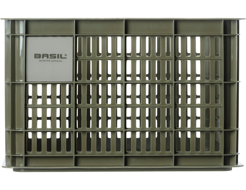 Basil Bicycle Crate Medium 29.5 Litres in Green-1