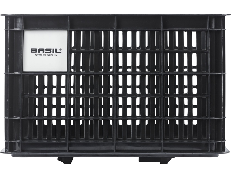 Basil Bicycle Crate MIK Medium 29.5L Recycled in Synthetic Black-3
