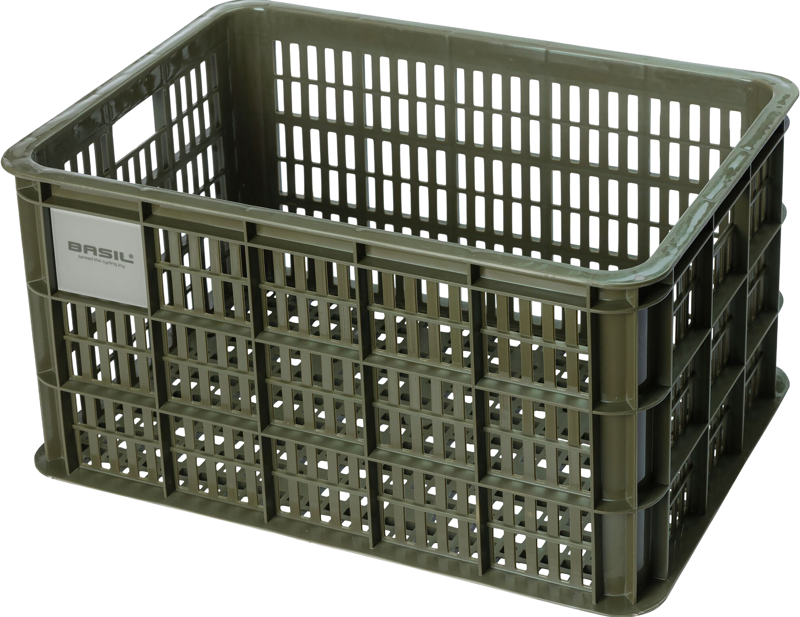 Balfes Bikes Basil Bicycle Crate Large 40 Litre in Green | Free postage over £30, £10 off first order, price match & 0% finance.
