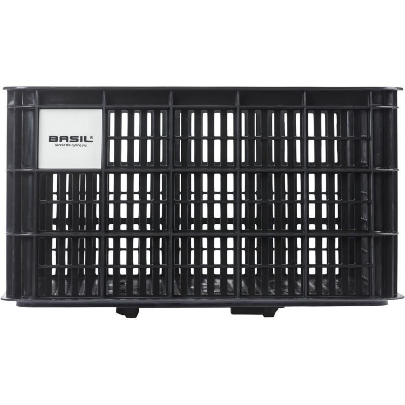 Balfes Bikes Basil Bicycle Crate MIK L 40L Recycled in Synthetic Black | Free postage over £30, £10 off first order, price match & 0% finance.
