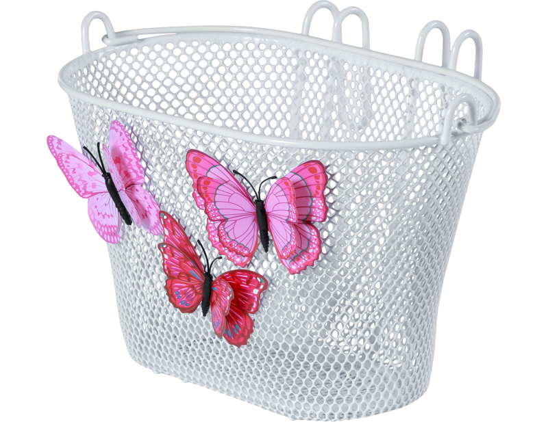 Balfes Bikes Basil Jasmin Kids Basket in White | Free postage over £30, £10 off first order, price match & 0% finance.