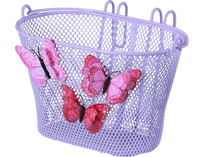 Balfes Bikes Basil Jasmin Kids Basket in Lilac | Free postage over £30, £10 off first order, price match & 0% finance.