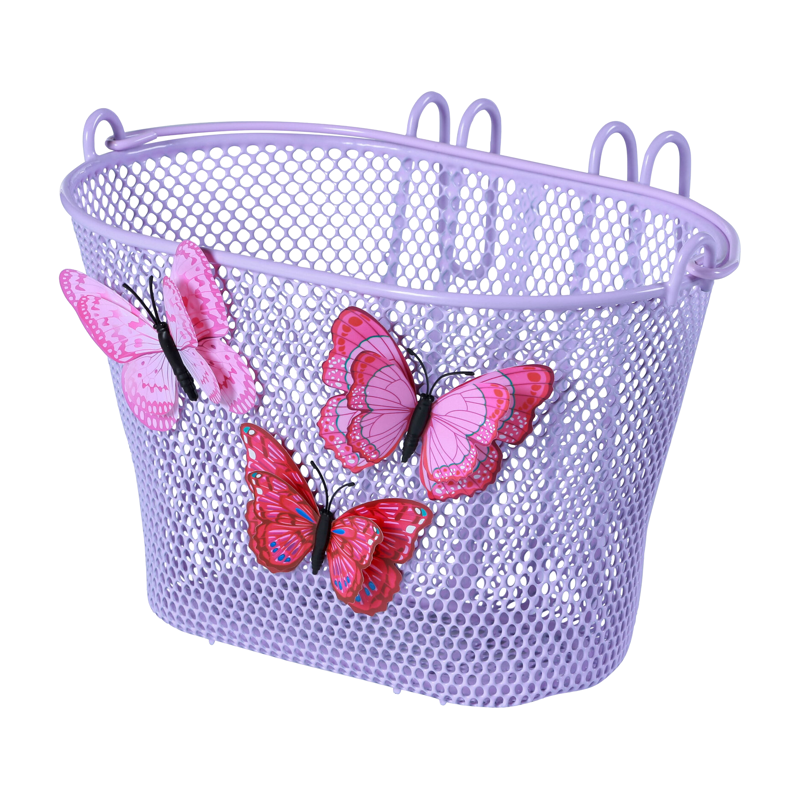Balfes Bikes Basil Jasmin Kids Basket in Lilac | Free postage over £30, £10 off first order, price match & 0% finance.