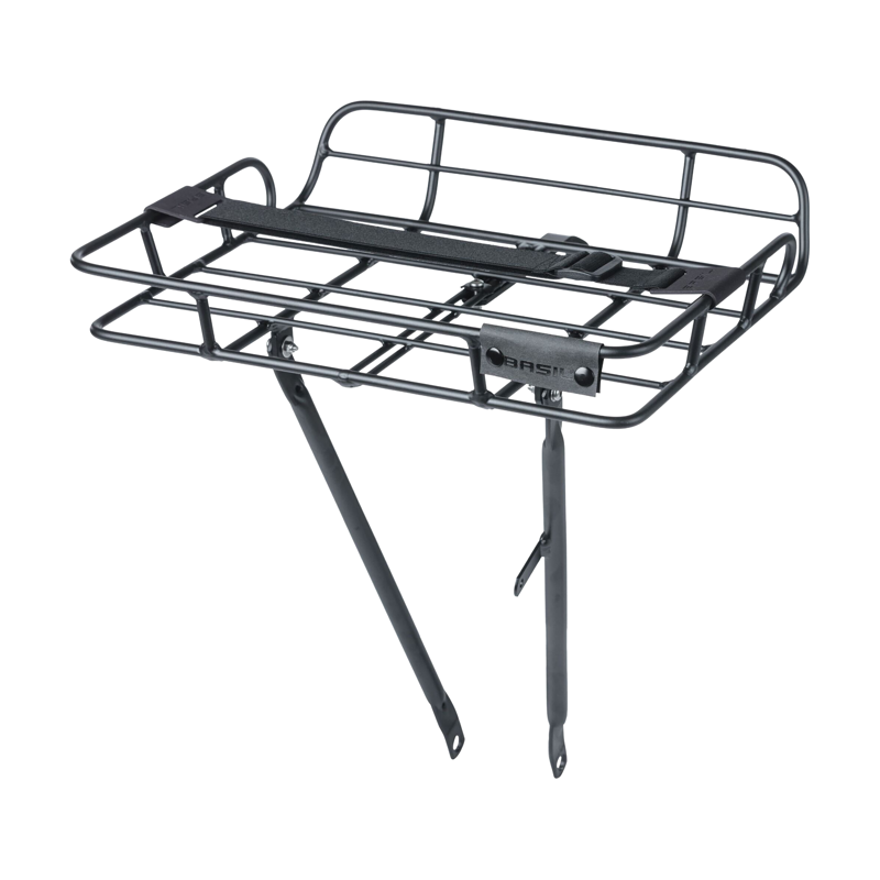 Balfes Bikes Basil Portland Front Carrier in Matt Black | Free postage over £30, £10 off first order, price match & 0% finance.