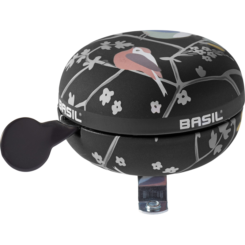 Balfes Bikes Basil Wanderlust Big Bicycle Bell 80mm in Charcoal | Free postage over £30, £10 off first order, price match & 0% finance.