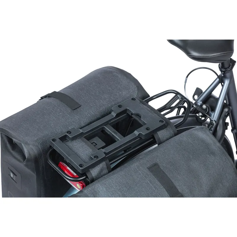 Basil MIK Double Decker for MIK Adaptor Plate in Black-2