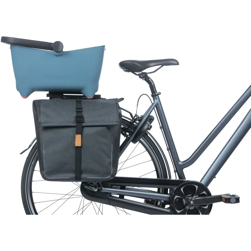 Basil MIK Double Decker for MIK Adaptor Plate in Black-4