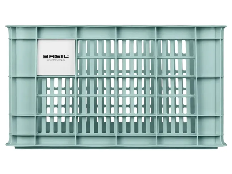 Basil Bicycle Crate Large 40L Recycled Synthetic in Silver Blue-1