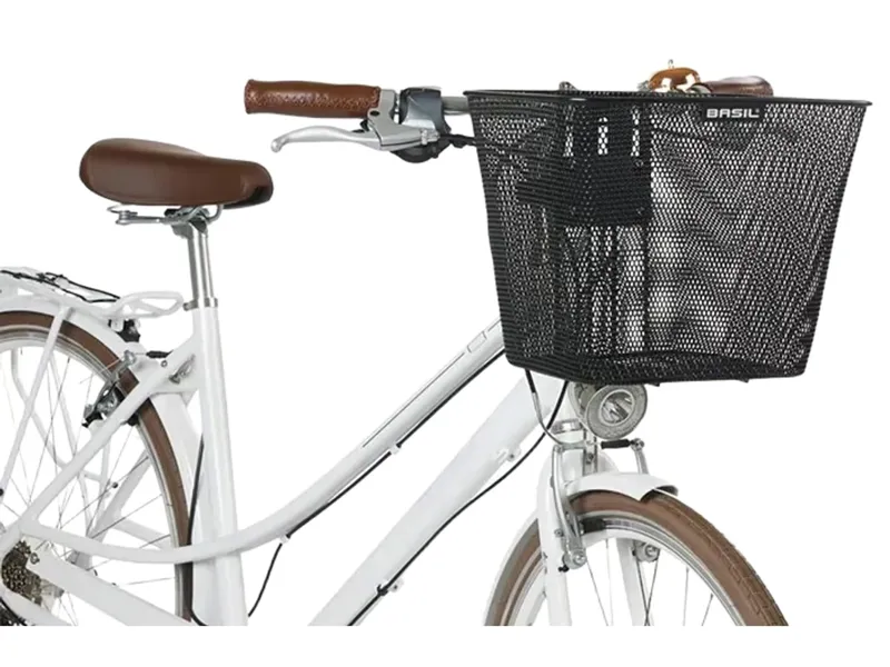 Basil Bilbao FM Front Basket Fixed in Black-4