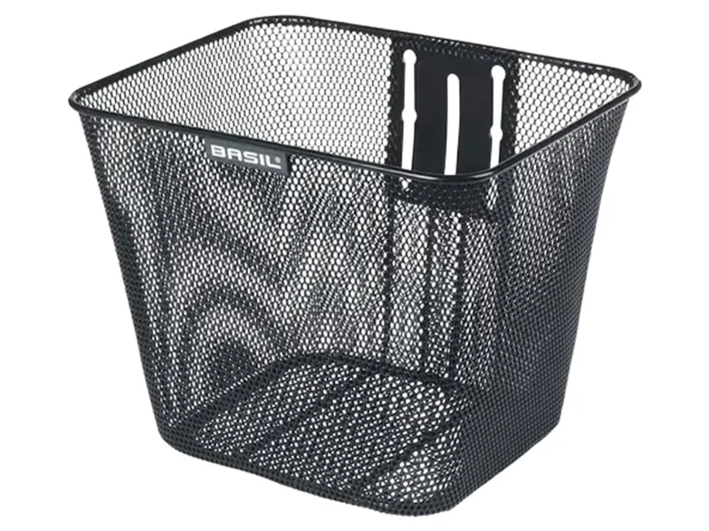 Basil Bilbao FM Front Basket Fixed in Black-1