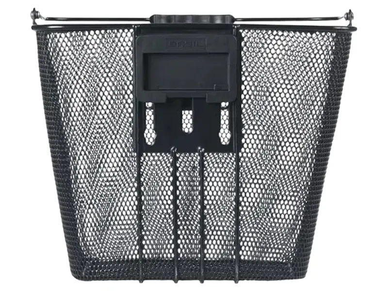 Basil Bilbao Front Bicycle Basket KF in Black-2