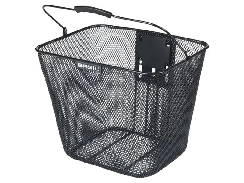 Basil Bilbao Front Bicycle Basket KF in Black