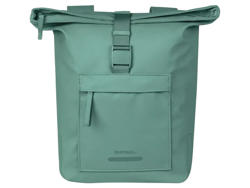 Basil Brooklyn Double Pannier Bag 41L in Silvergreen-1