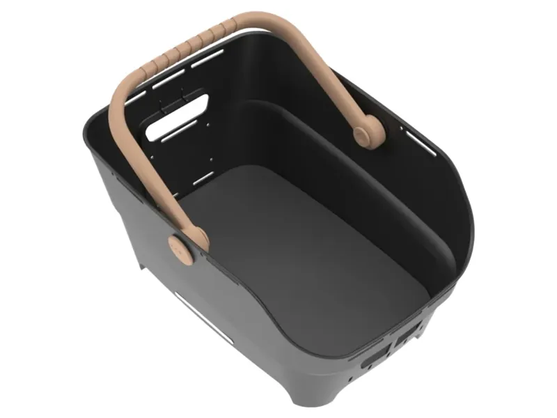 Basil Cento Neo Rear Bicycle Basket in Black-2