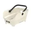Basil Cento Neo Rear Bicycle Basket in Off-White