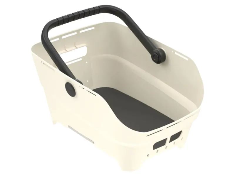 Basil Cento Neo Rear Bicycle Basket in Off-White-2