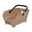 Basil Cento Neo Rear Bicycle Basket in Sand