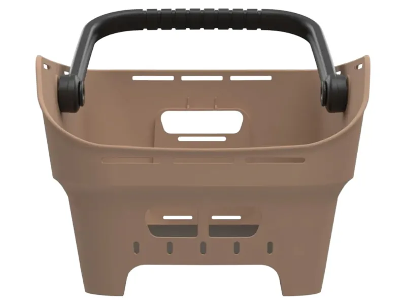 Basil Cento Neo Rear Bicycle Basket in Sand-4