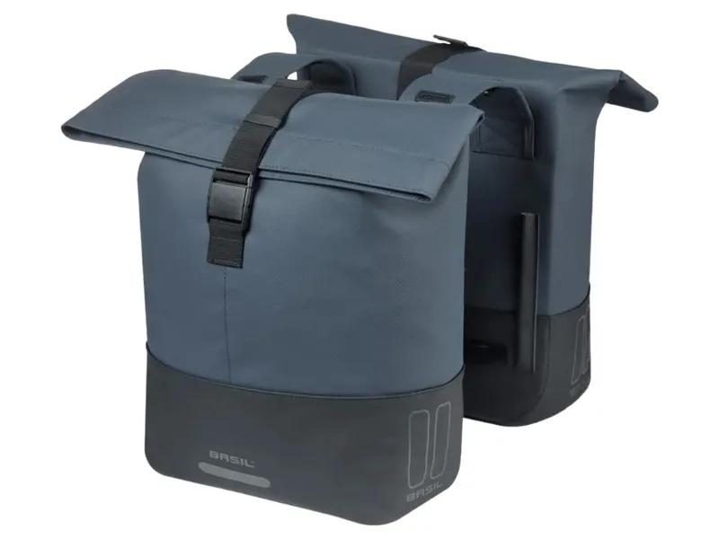 Basil Cove Double Pannier Bag 28-32L in Navy/Black