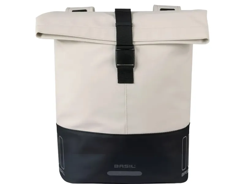 Basil Cove Double Pannier Bag 28-32L in Off-White/Black-1