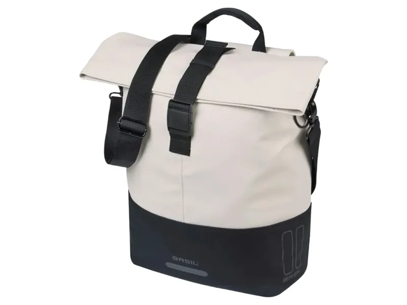 Basil Cove Shopper Bag MIK Hooks 14-16L in Off-White/Black